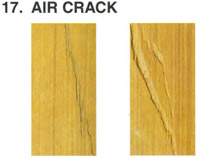 Teak Wood air crack