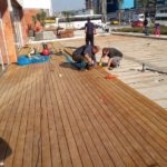 20x100x1200-4500mm Koyu Iroko Decking