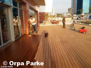 20x100x1200-4500mm Koyu Iroko Decking
