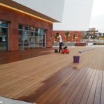 Koyu Iroko Decking Uygulama