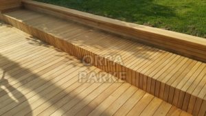 Teak Bahçe Zemini Döşeme