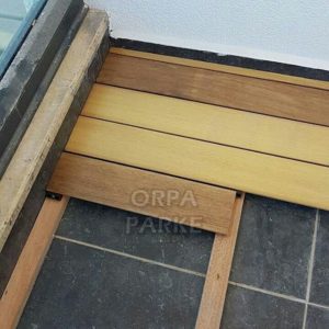 Aparatlı İroko Ağacı Zemin Kaplama