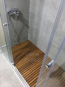 Teak Katlanabilir Rulo Ahşap Paspas