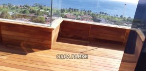 Anadolu Yakasında iroko ahşap deck kaplama