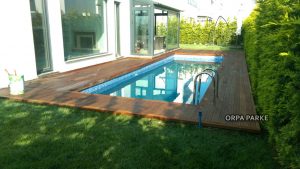 Villa İroko ağacı deck Çorlu
