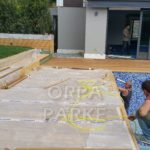 Havuz Etrafı Tik Montajı