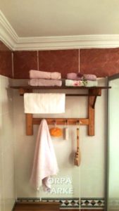 Ev dekorasyon Ahşap Duş Banyo Aksesuarları