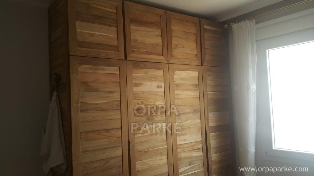 Bodrum'da Villaya yapılan Gardrop