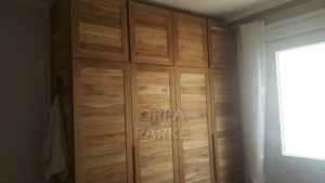 Bodrum'da Villaya yapılan Gardrop