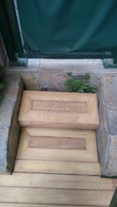 iroko wood deck