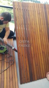 Demonte ahşap deck