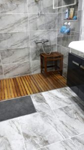 Ağaç Duşakabin zemini parke