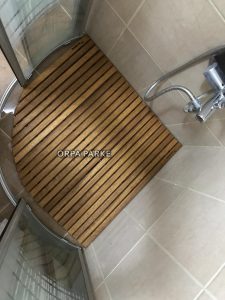 Duş Teknesi Ahşap Kaplama